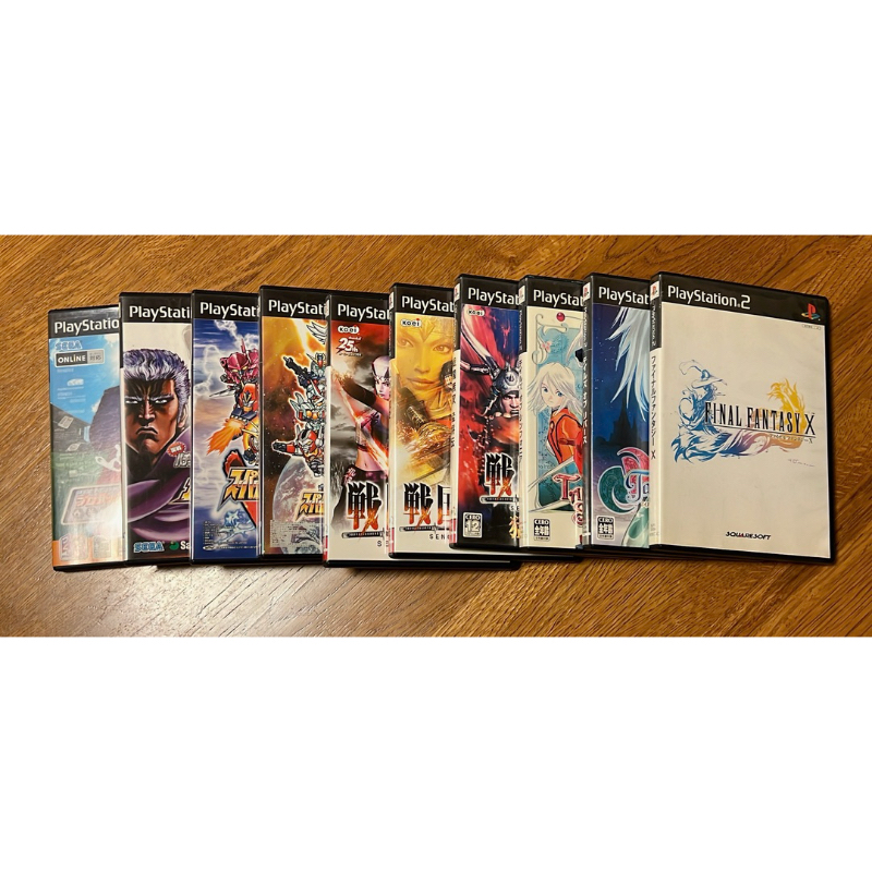 【USED】PlayStation 2 ps2 a set of 10 games Konami square enix final ...