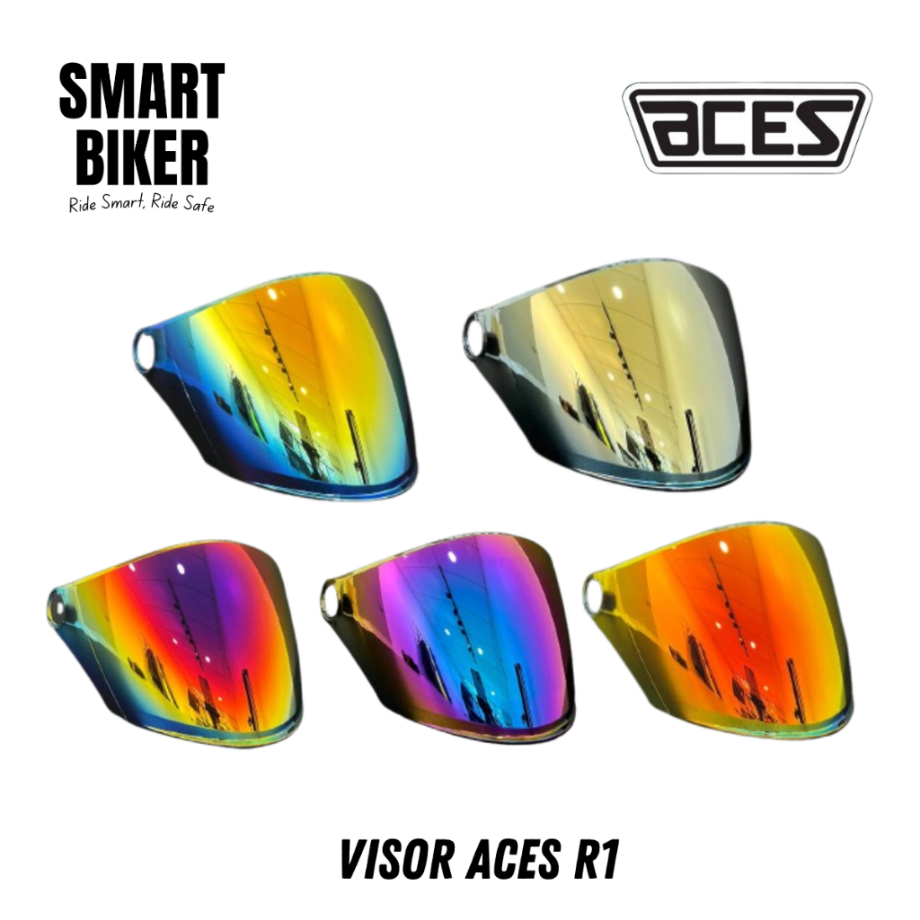 Visor Aces R1 Helmet Motorcycle 100% Original | Shopee Malaysia