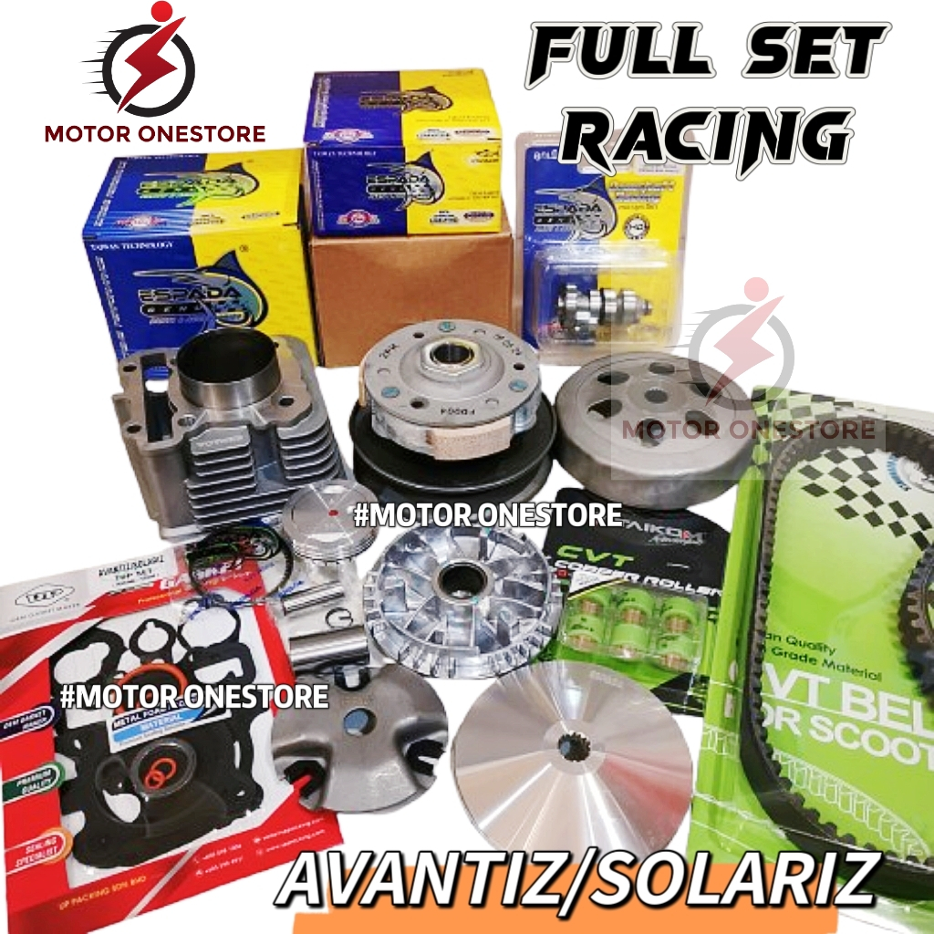 Combo AVANTIZ / SOLARIZ RACING 59mm Block full set Gasket Top Camshaft ...