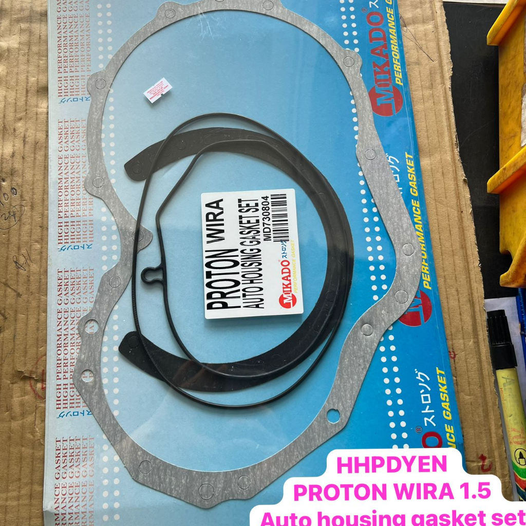 PROTON WIRA 1.5 AUTO GEAR BOX HOUSING GASKET SET (1SET) READY STOCK