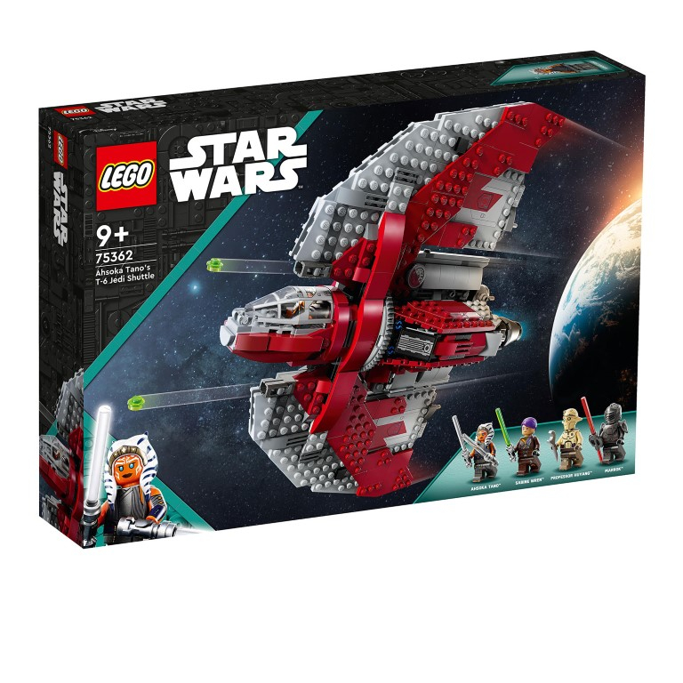 LEGO 75362 Star Wars Ahsoka Tanos T-6 Jedi Shuttle Building Toy Set ...