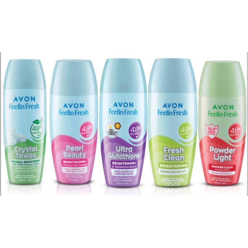Feelin Fresh Brightening AntiPerspirant Rollon Deodorants 40ml