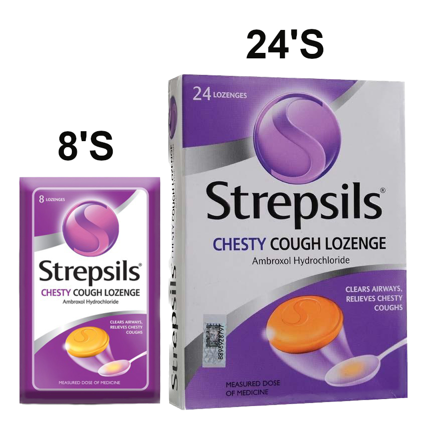 Strepsils Chesty Cough Lozenge 8s 24s Shopee Malaysia