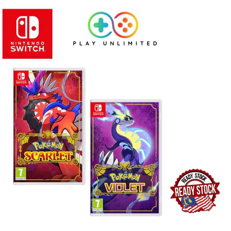 Nintendo Switch Pokemon Scarlet Nintendo Switch Pokemon Violet Used