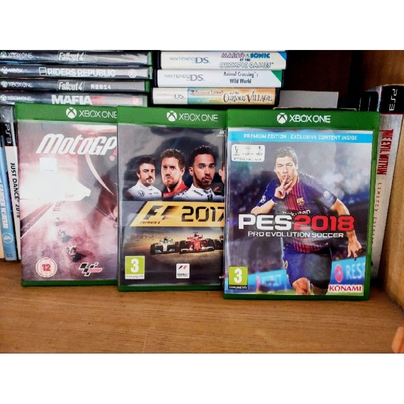 F1 2017, Motogp 15, PES 2018 Pro Evolution Soccer 18