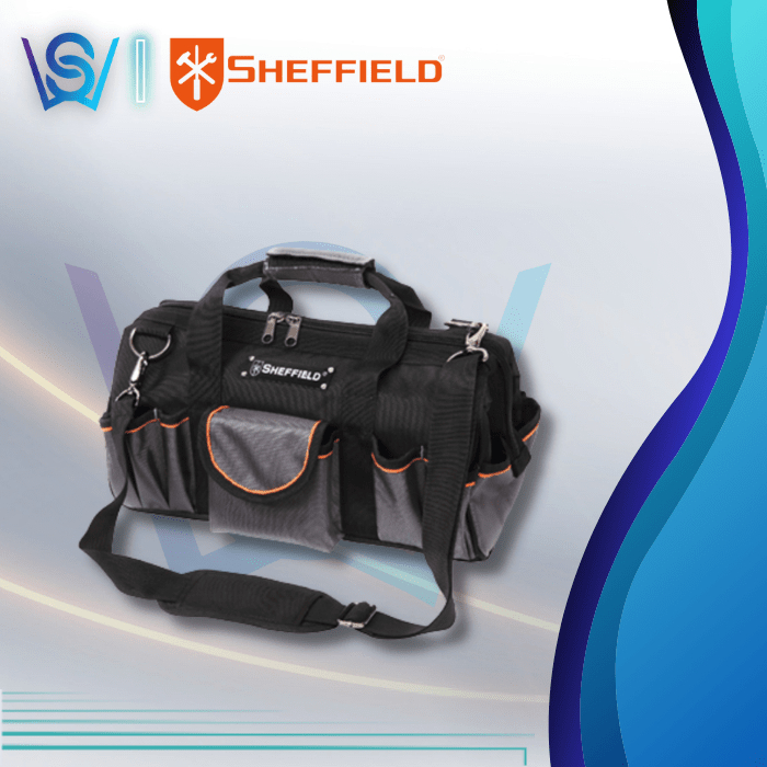 SHEFFIELD Waterproof Zip-Top Tool Bag (13''-19'') Heavy Duty Organizer ...