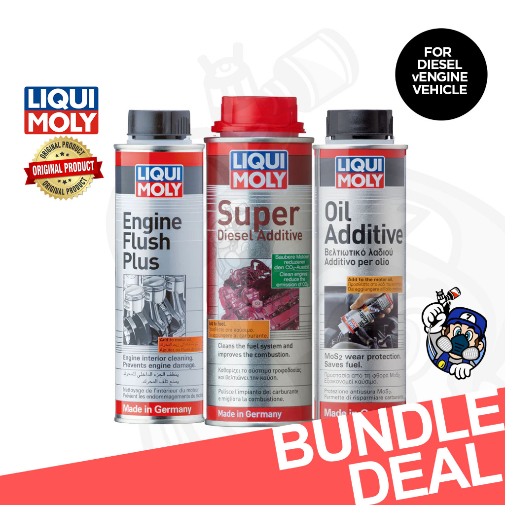 LIQUI MOLY Diesel Additives Super Diesel Additive, Engine Flush Plus