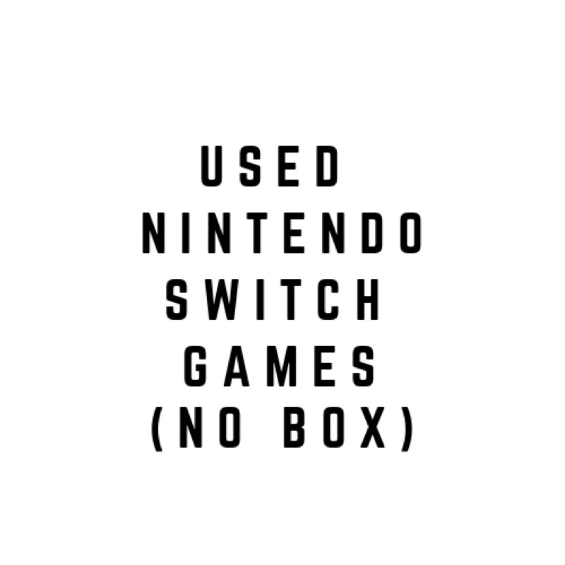 VOL 1) CHEAP SALE/MURAH USED/SECONDHAND NINTENDO SWITCH GAMES Shopee Malaysia