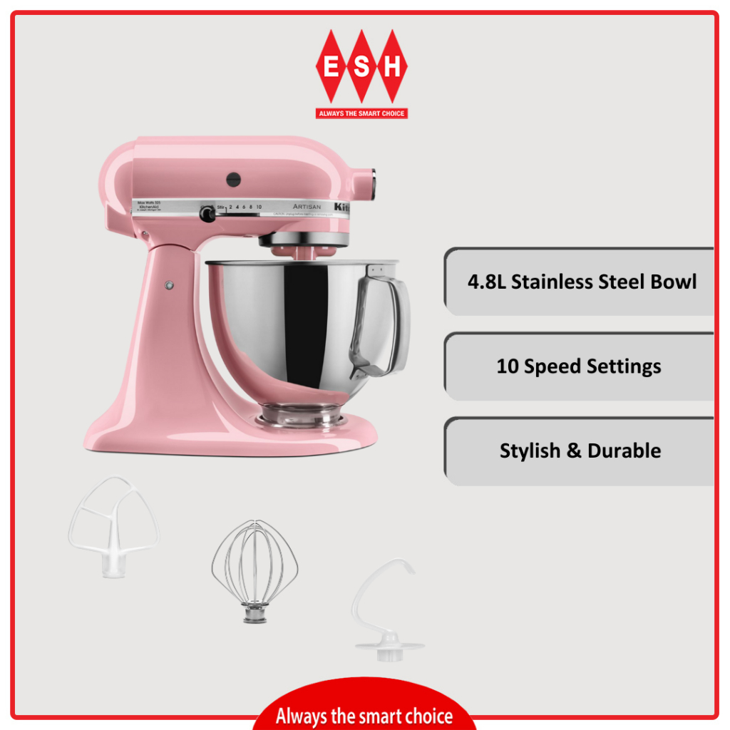 KitchenAid 5KSM150PS (Guava Glaze) 4.8L Artisan TiltHead Stand Mixer