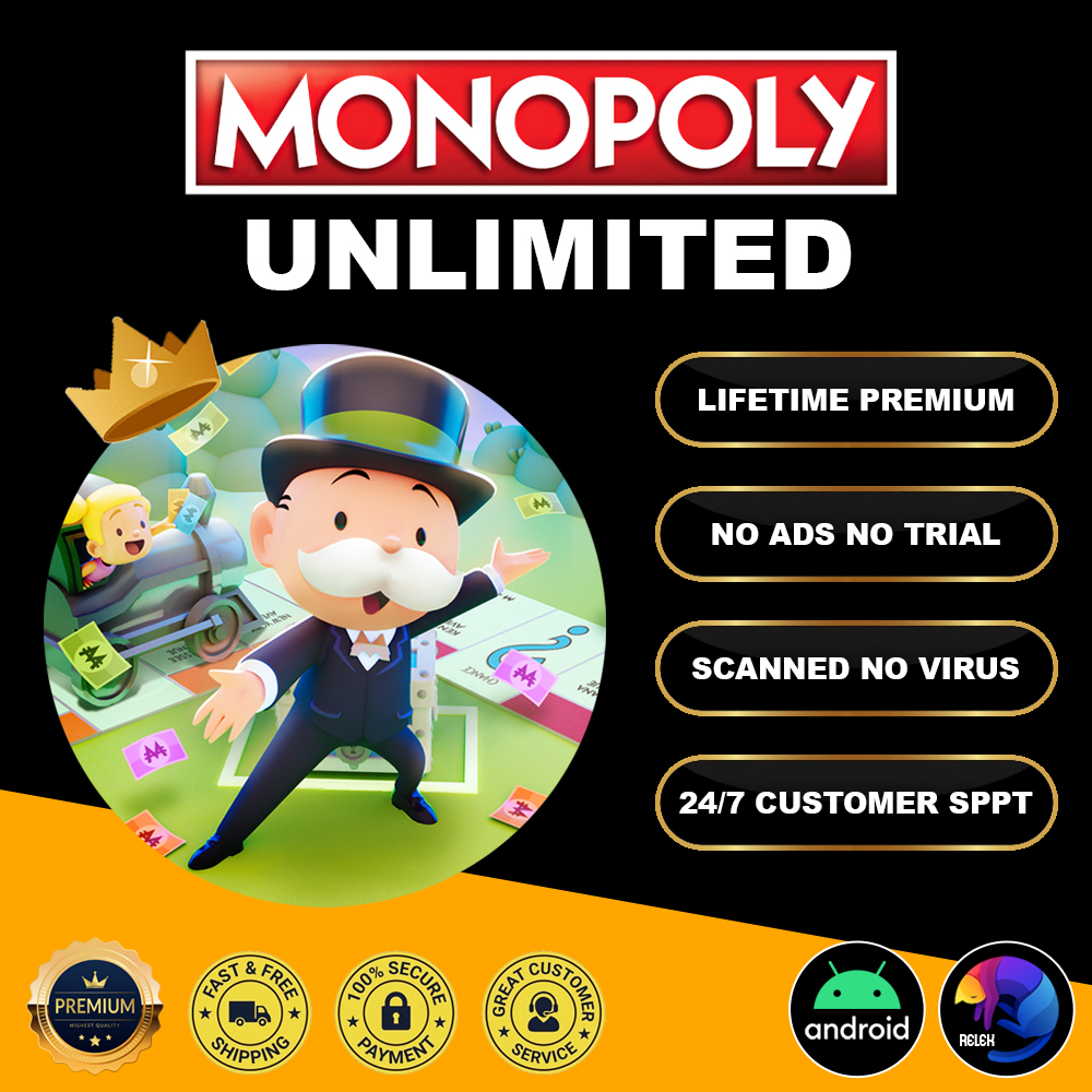 Monopoly Unlimited PRO🔥Android Game 🔥 MOD| Premium Lifetime | Shopee  Malaysia