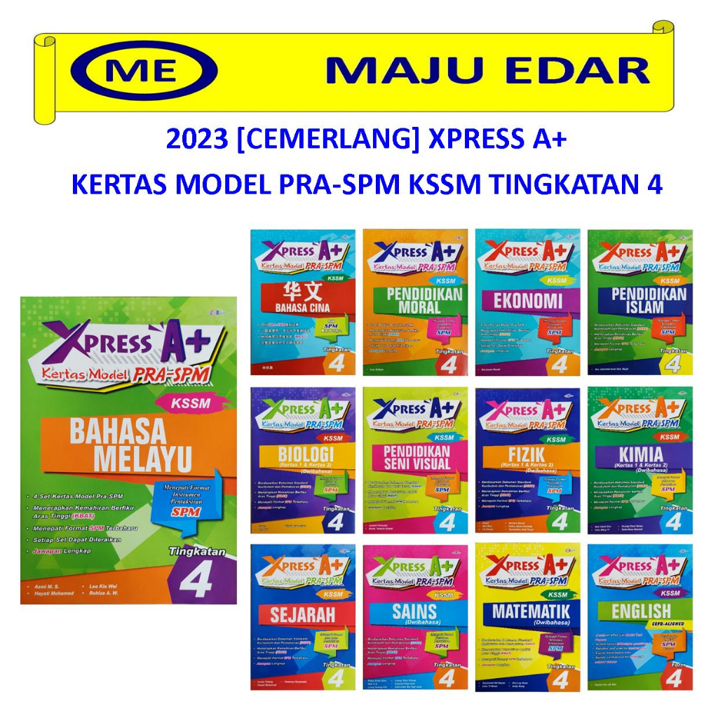 2023 [cemerlang] Xpress A Kertas Model Pra Spm Kssm Tingkatan 4