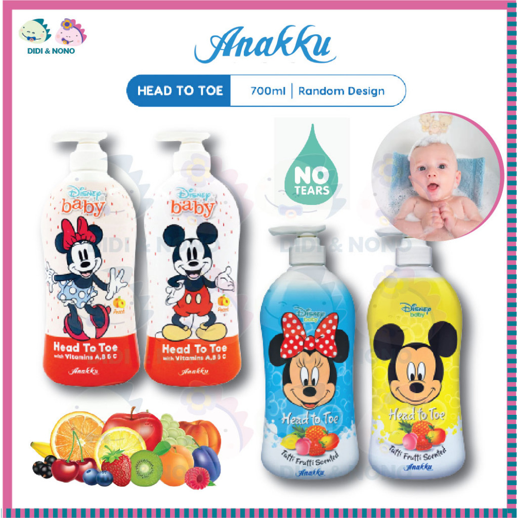 Anakku Baby Bath Head To Toe 700ml Mandian Anakku Mandian Bayi Shopee Malaysia