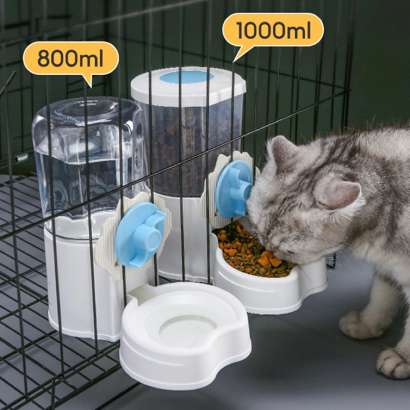 ️READY STOCK ️1000ml Pet Food Bowl Drinker Hang Stationary Dog for Cat ...