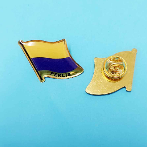 MALAYSIA State Flag with Collar Pin Bendera Collar Pin Malaysia ...