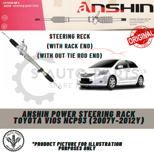 TOYOTA VIOS NCP93 (2008Y-2012Y) POWER STEERING GEAR RACK -BRAND 100% ...