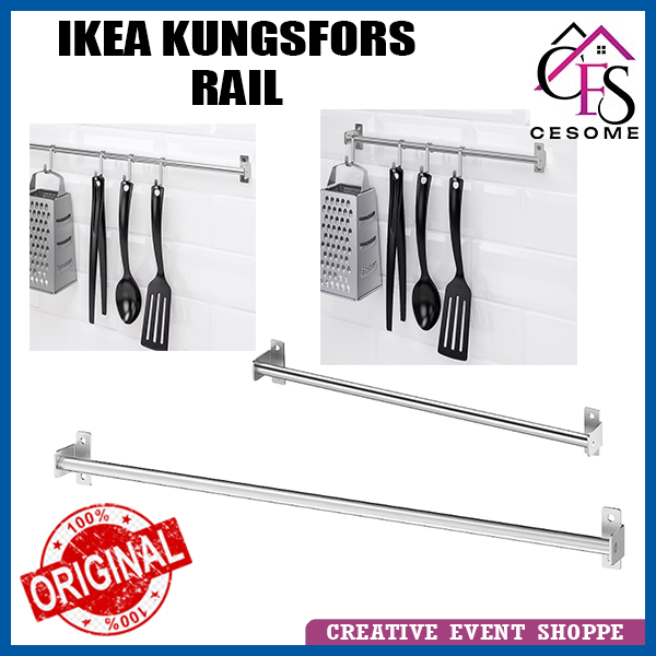 IKEA 💯Original ikea KUNGSFORS Rail Stainless Steel Kitchen Rail Towel