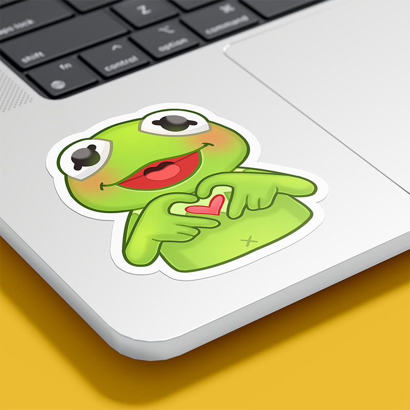 Kermit Frog Meme Waterproof Die-Cut Sticker | Shopee Malaysia