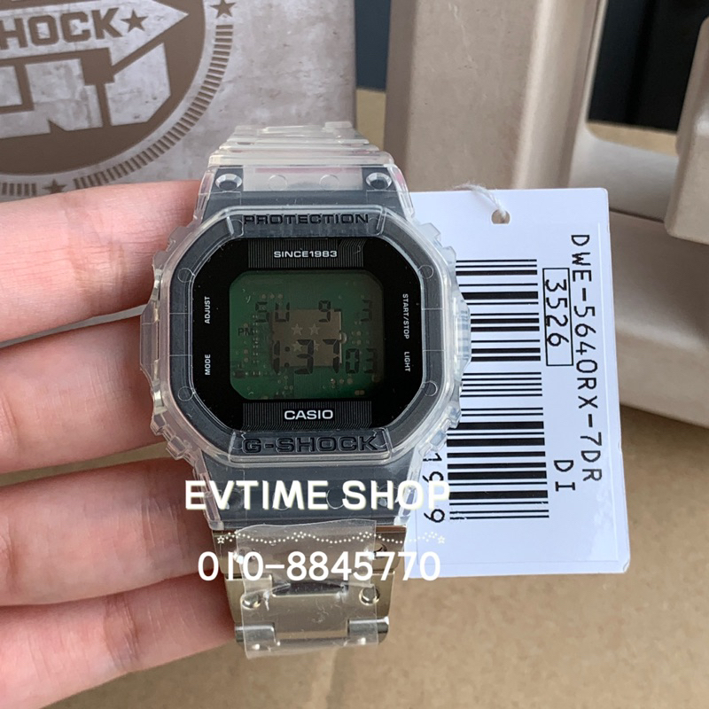 100% ORIGINAL CASIO G-SHOCK 40TH ANNIVERSARY CLEAR REMIX DWE-5640RX-7DR /  DWE-5640RX-7 / DWE-5640RX / DWE-5640 | Shopee Malaysia