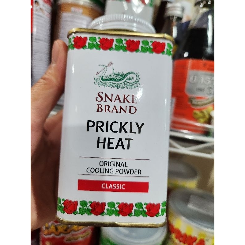 Snake Powder Brand Prickly Heat Cooling Powder (50g/140g/300g) Bedak ...