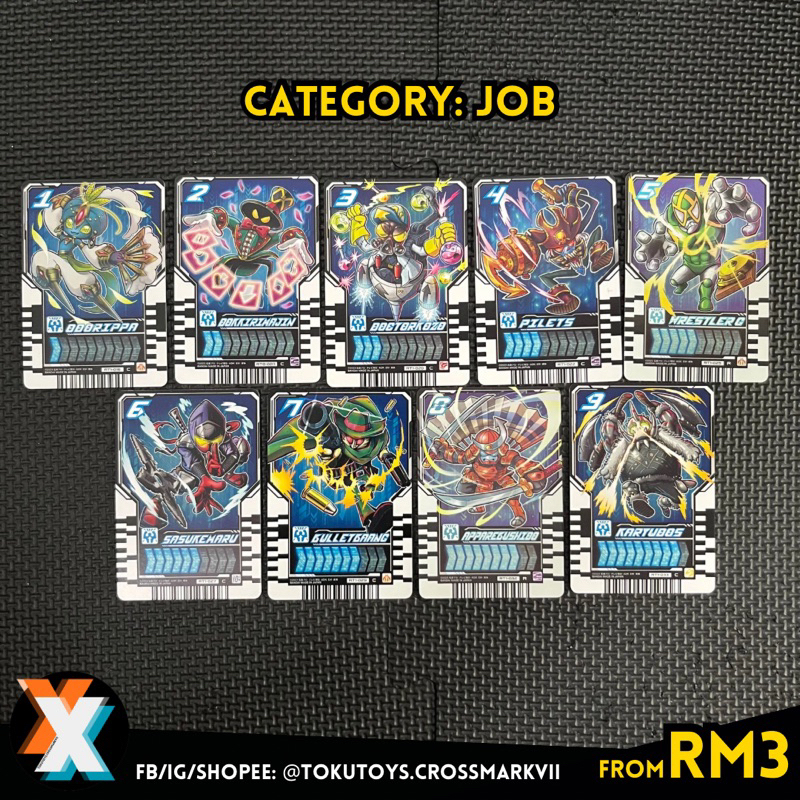 Ride Chemy Card Job Category - Kamen Rider Gotchard | Shopee Malaysia