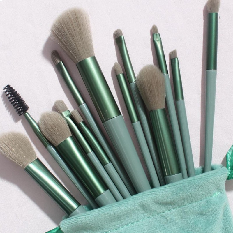 13 Pieces Soft Fluffy Makeup Brushes Set Foundation Blush Powder