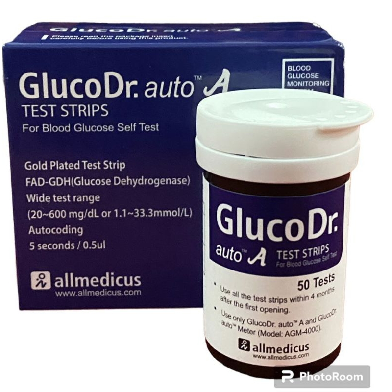 Gluco Dr.Auto A Test Strips 100's (EXP AUGUST 2025) Shopee Malaysia