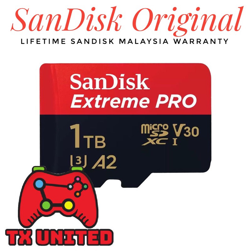 SanDisk Extreme PRO UHS-I V30 U3 A2 Class 10 microSD 200MB/s (256GB ...