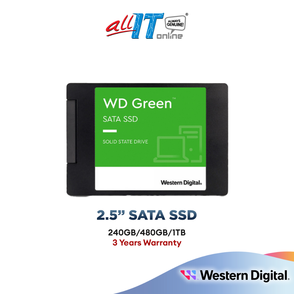 Western Digital WD Green 2.5'' SATA III Internal Solid State Drive