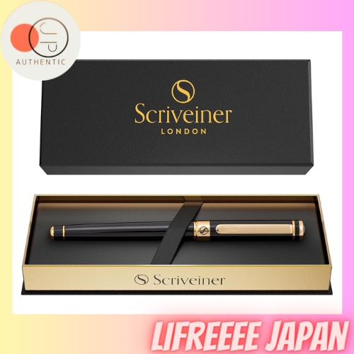 [Pen] Scriveiner Rollerball Pen Finest 24K Finish Schmidt Ink with