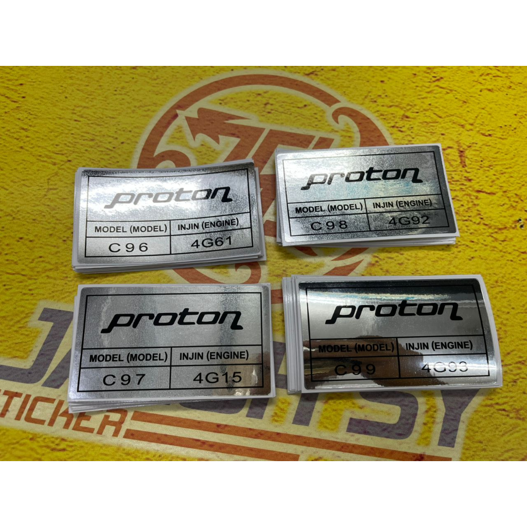 Sticker Proton C96 C97 C98 C99 4GXX 【HIGH QUALITY】 | Shopee Malaysia