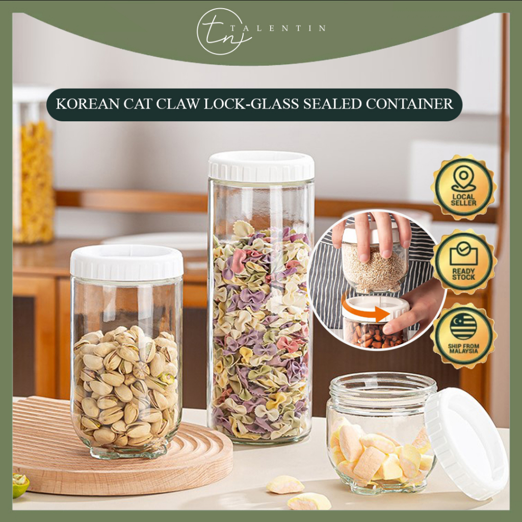 Balang Kaca Glass Jar with Lid Glasslock Food Container Bottle Jar