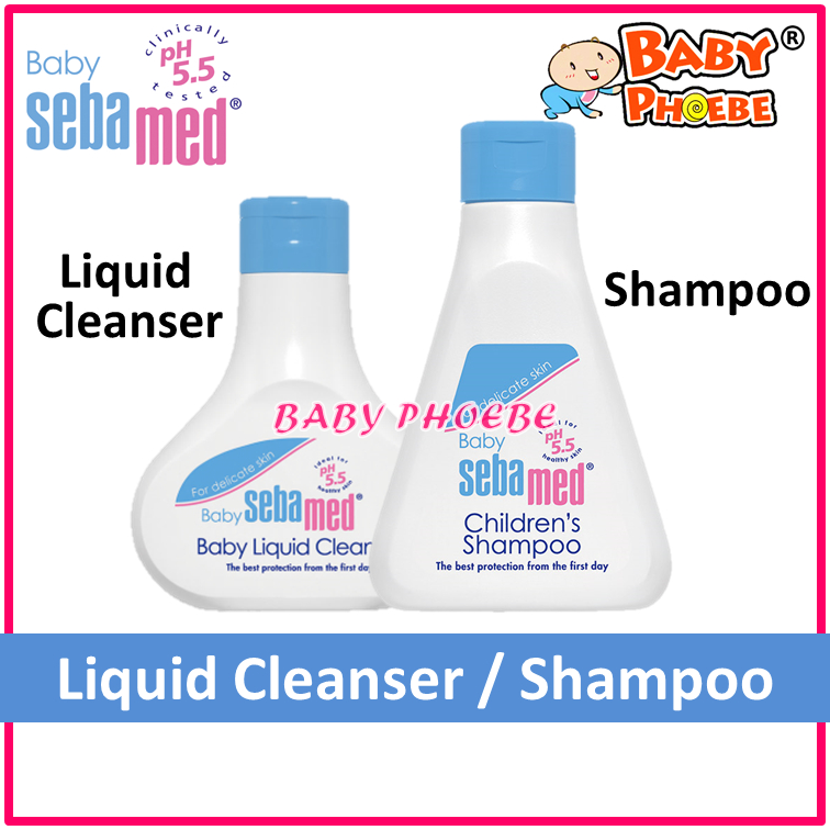Baby Sebamed Children's Shampoo 250ml / Baby Liquid Cleanser 200ml