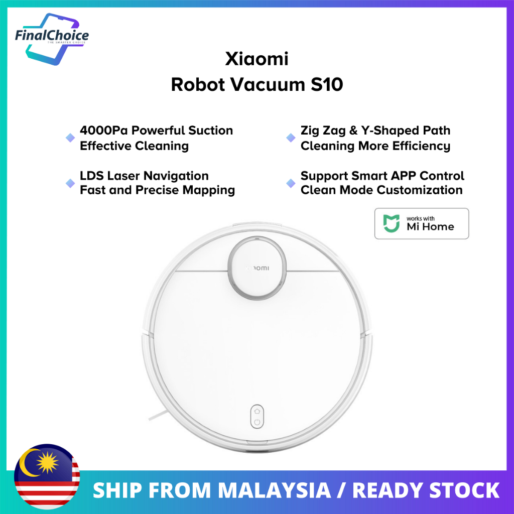 Dreame Bot D10 Plus Robot Vacuum Cleaner for Home Auto-Empty LiDAR  Navigation 4000Pa Mopping Wireless Support Mi Home Smart Home - AliExpress