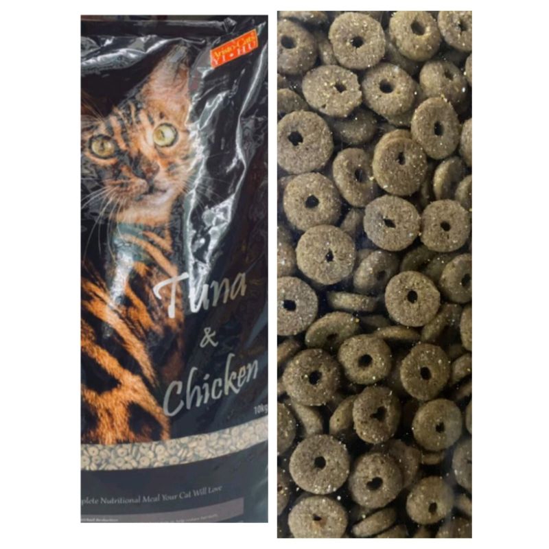( REPACK ) Aristo Chicken Tuna 1KG - Cat Food / Dry Food | Shopee Malaysia