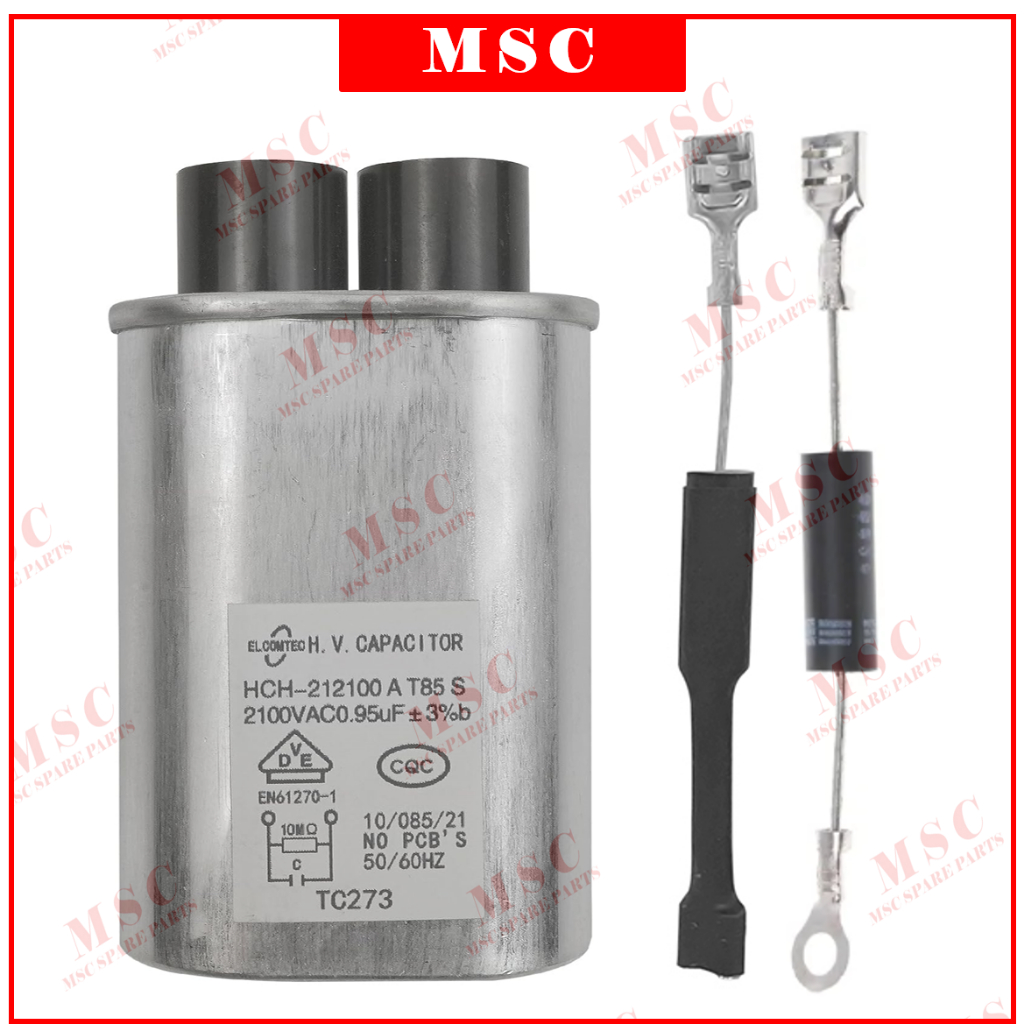 Microwave Oven High Voltage Hv Capacitor Vac Uf Uf Uf Uf Uf Uf