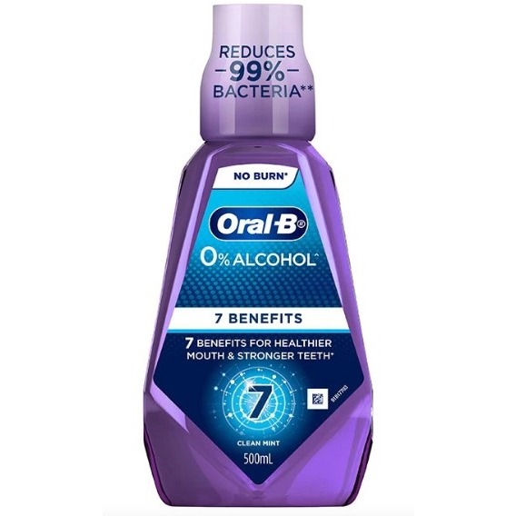 ORAL-B Mouthwash 7 Benefits 500 Ml | Shopee Malaysia