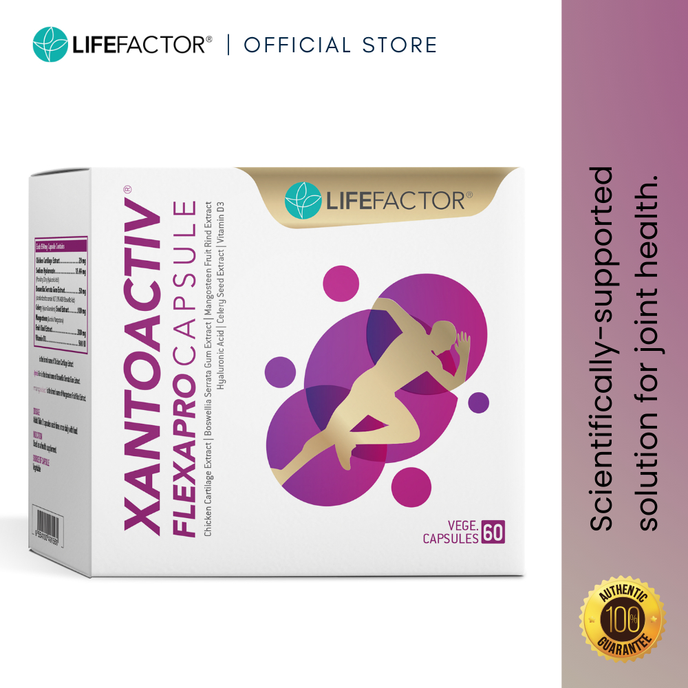 LIFE FACTOR® Xantoactiv Flexapro Capsule™ For Joint Pain, Gout (60 ...