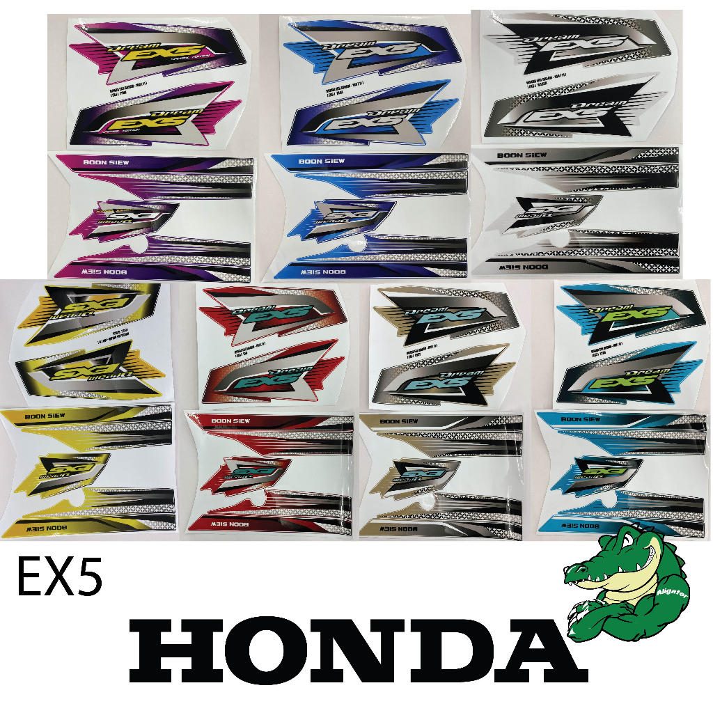 STRIPE MOTOR HONDA EX5 DREAM STICKER CUSTOM VIETNAM DESIGN (11 ...