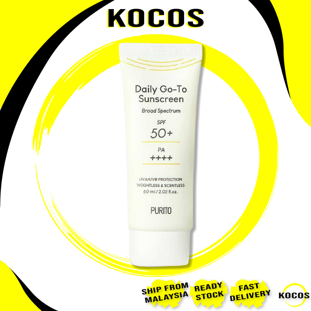 Purito Daily Go To Sunscreen SPF50+ PA++++ 60ml | Shopee Malaysia
