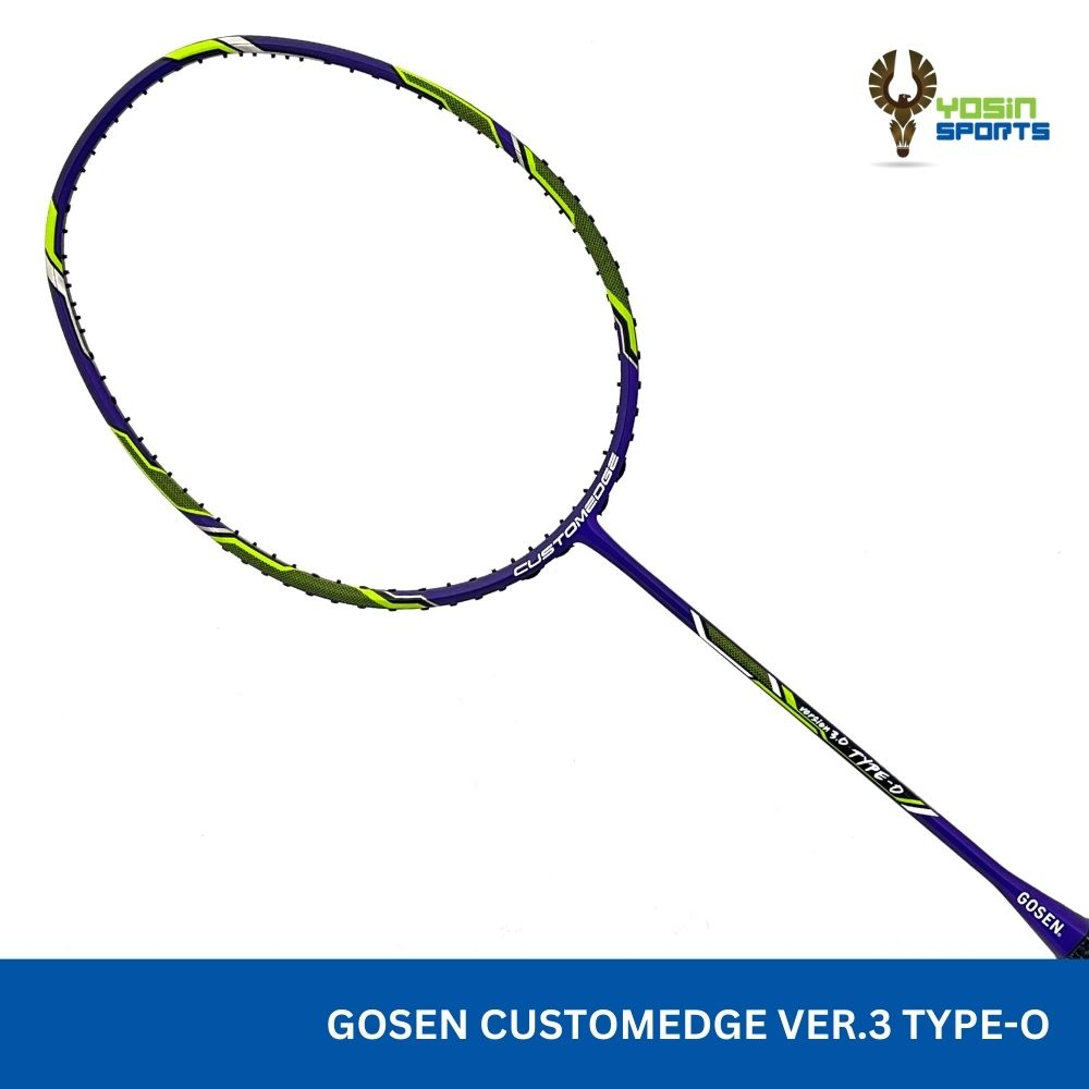 GOSEN CUSTOMEDGE VER 3 TYPE O Badminton Racket + Free String