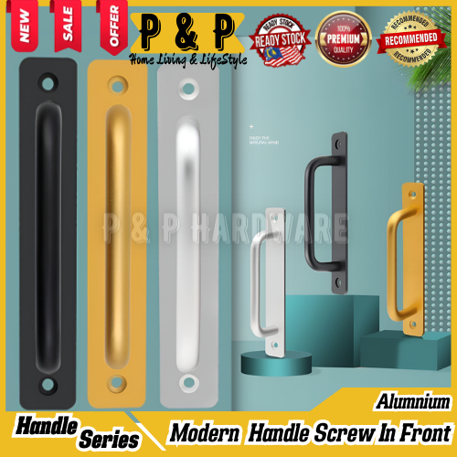 Modern Alumnium Handle Screw In Front Suitable Sliding Door Wardrobe