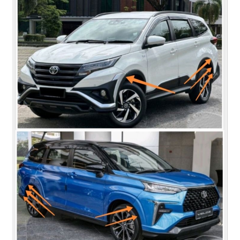 toyota rush veloz bumper clip | Shopee Malaysia