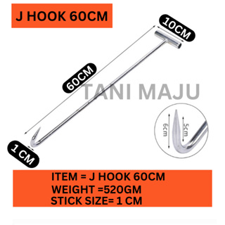 L-shaped Wall Hook 3.0mm Heavy Duty Coat Hook Single Coat Hanger 6