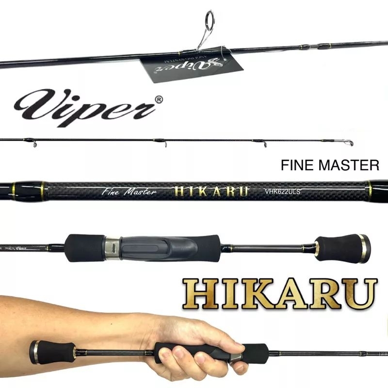 Viper Fine Master Hikaru Ultra Light Rod (free gift 🎁 1pc
