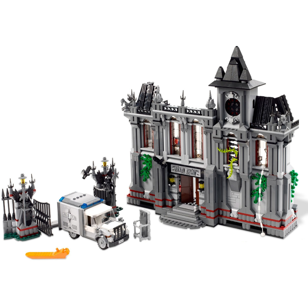 Lego DC Comics Batman 10937 Arkham Asylum Breakout (Split Built Set, NO ...