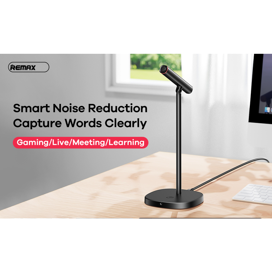 REMAX k08 SIENPIN SERIES COMPUTER DESKTOP MIRCOPHONE with cable
