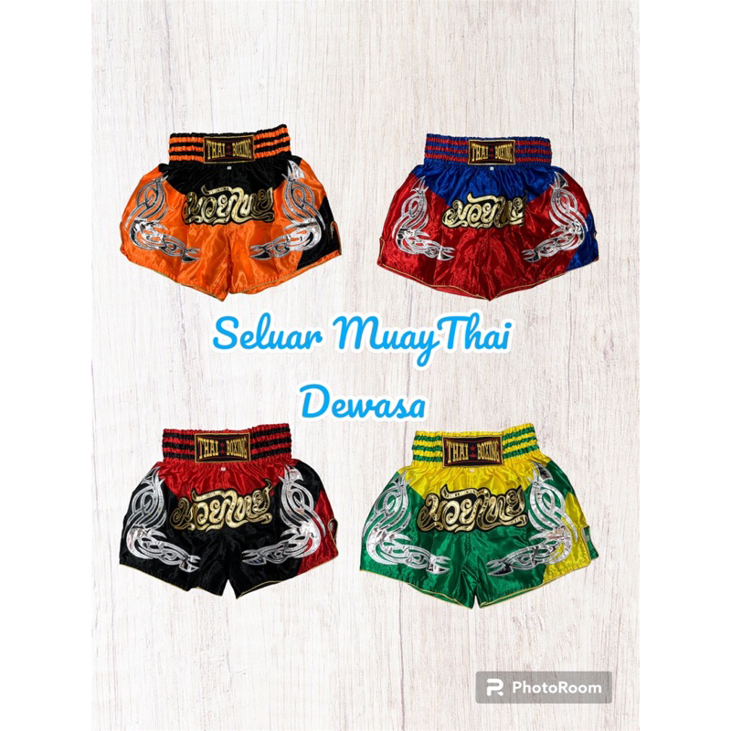 Seluar Dewasa Muay Thai (Boxing Pants) Shopee Malaysia