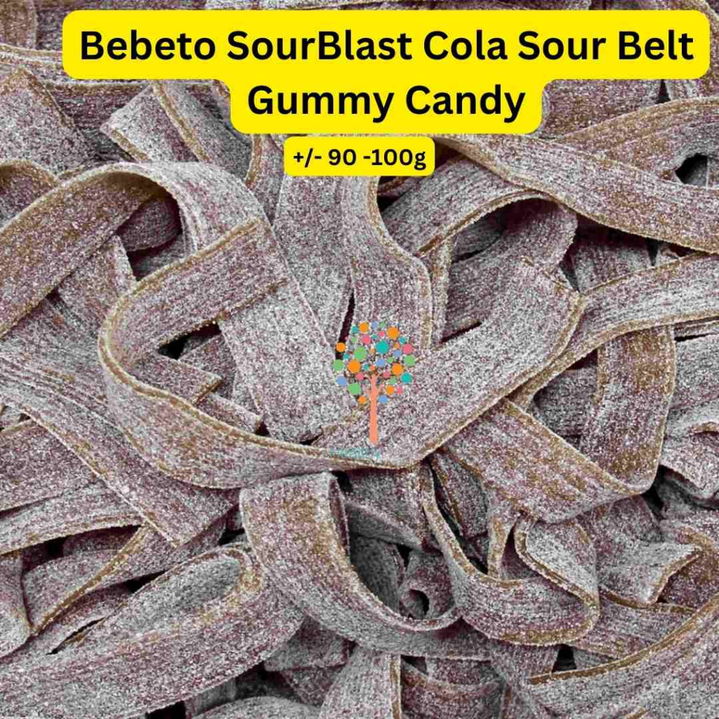 SweetChup | BEBETO Assorted Tutti Fruitti Rainbow Mix Sour Belts +-100g ...