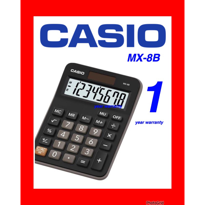 Casio mx8b calculator hotsell