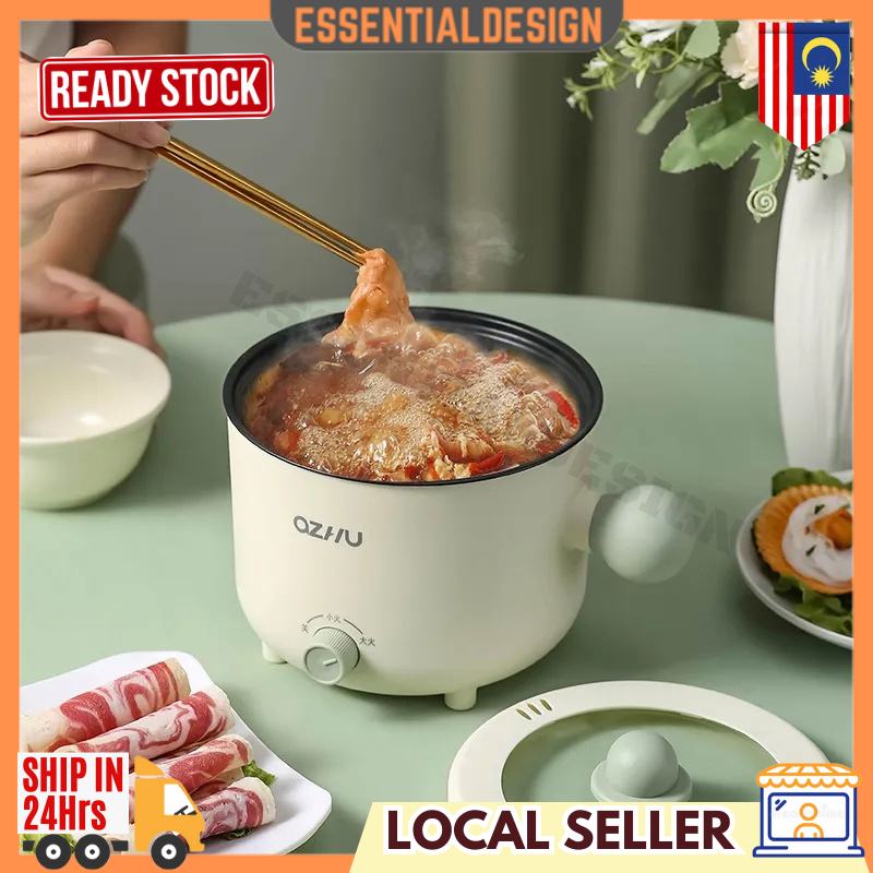 1.8L Electric Hot Pot Multi Rice Cooker With Steamer Mini Non Stick ...